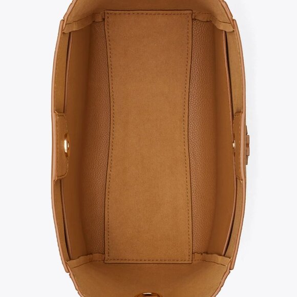 NWT ✅Tory Burch MCGRAW Bucket Bag ~ #158499-0624 ~ TIRAMISU ~ NWT & DUST BAG - Picture 11 of 17